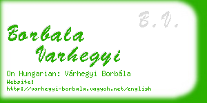 borbala varhegyi business card