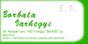 borbala varhegyi business card